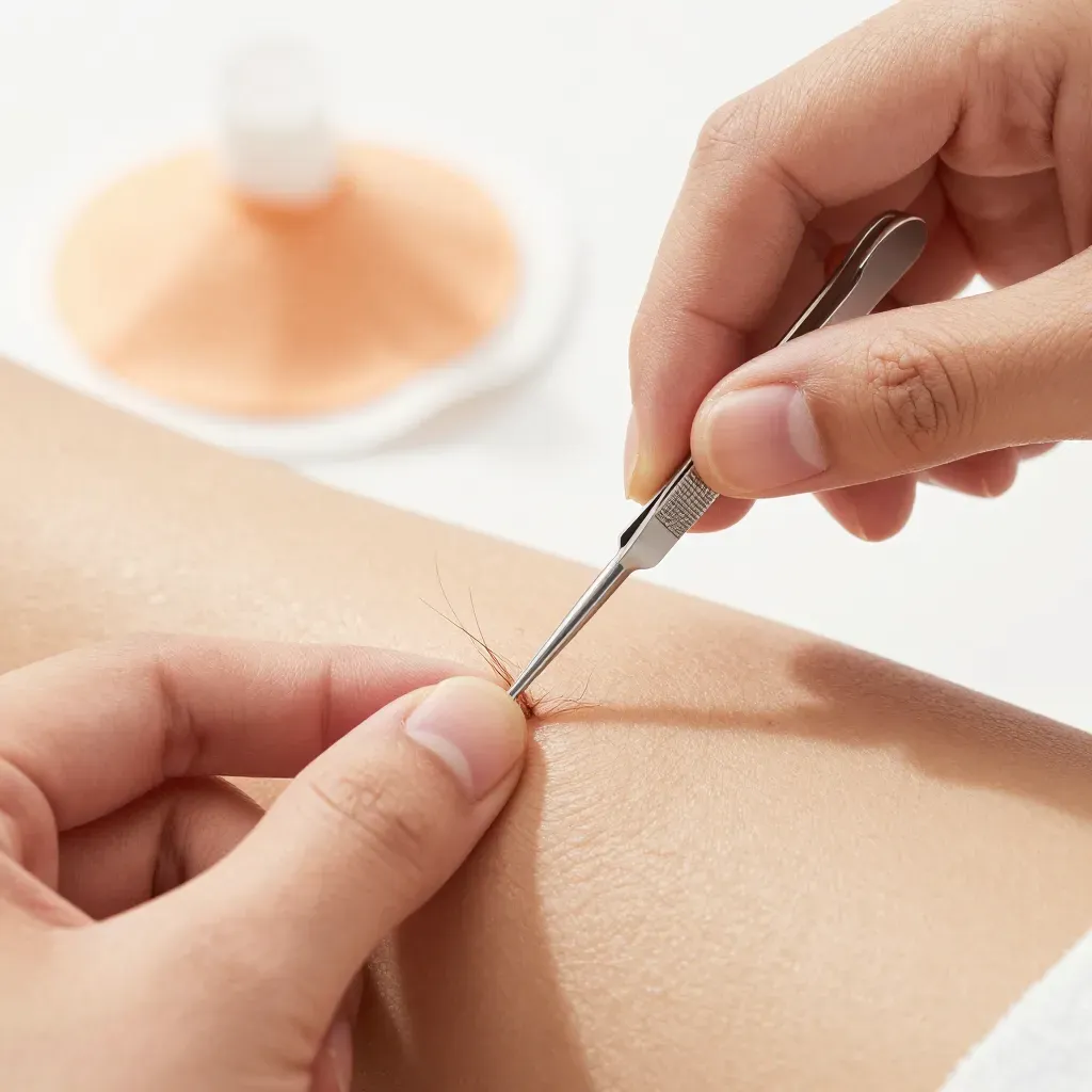 Bad Ingrown Pubic Hair Removal