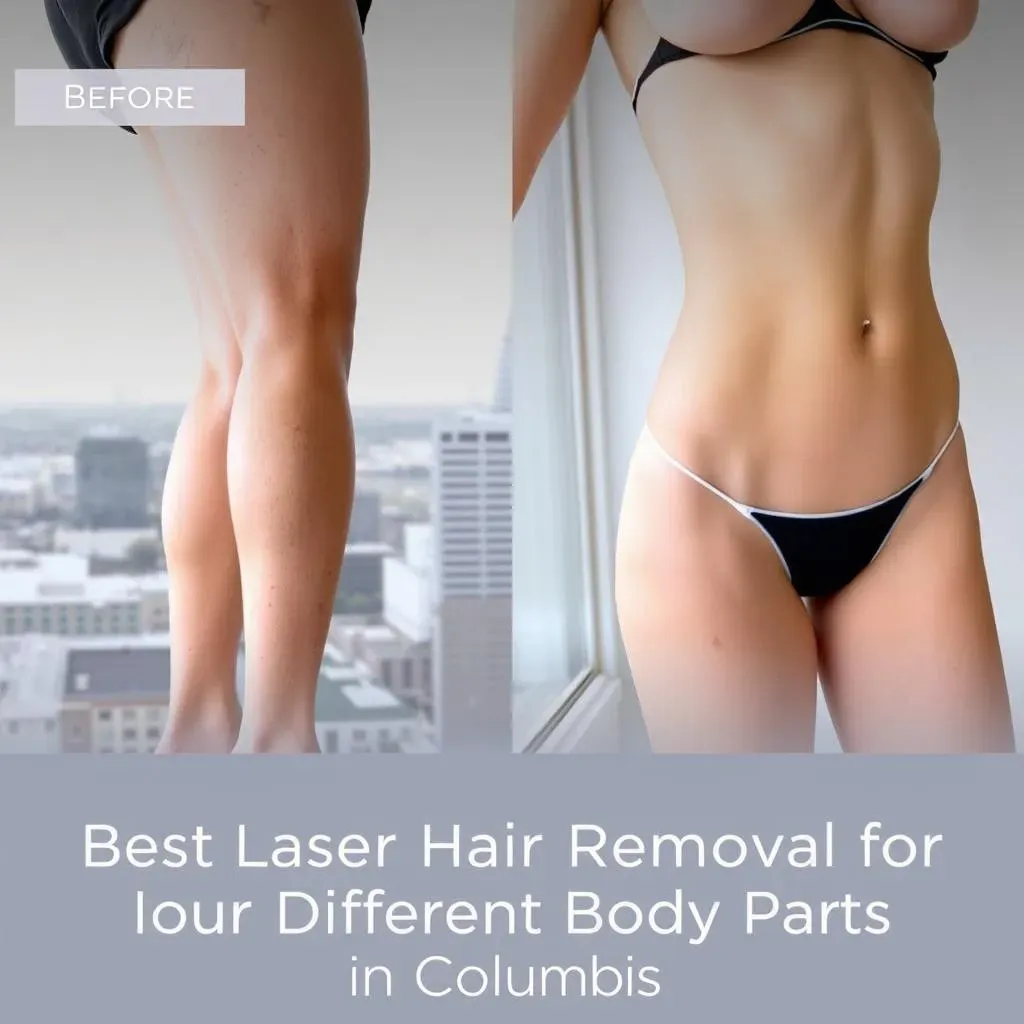 Best Laser Hair Removal for Different Body Parts in Columbus