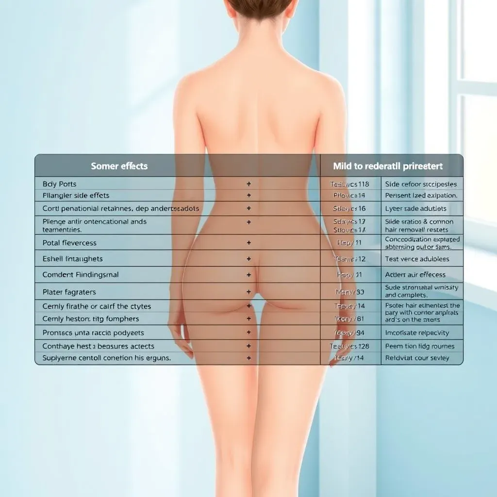 Common Side Effects of Laser Hair Removal for Various Body Parts