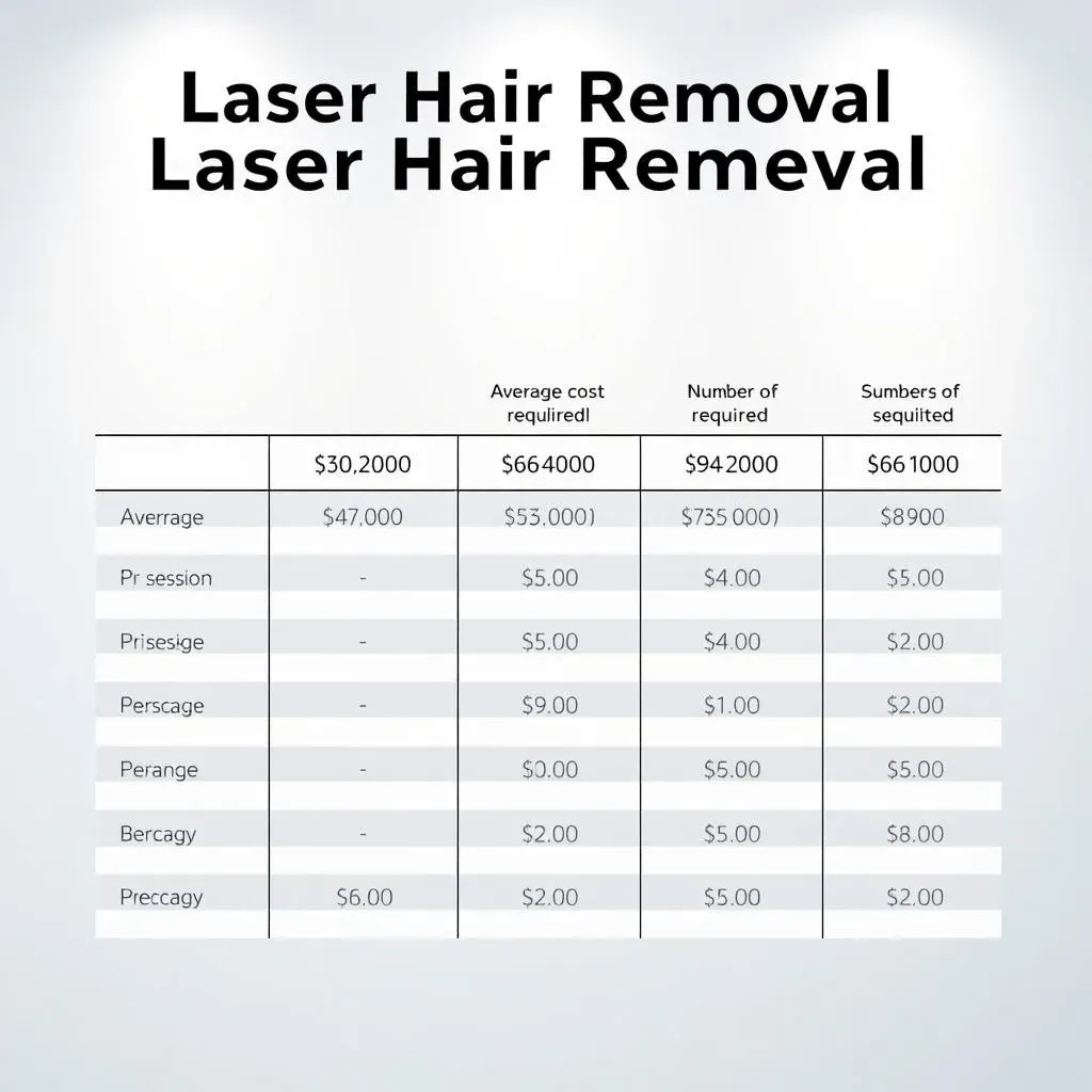 Comparing Laser Hair Removal Cost for Different Body Parts: Finding the Best Option