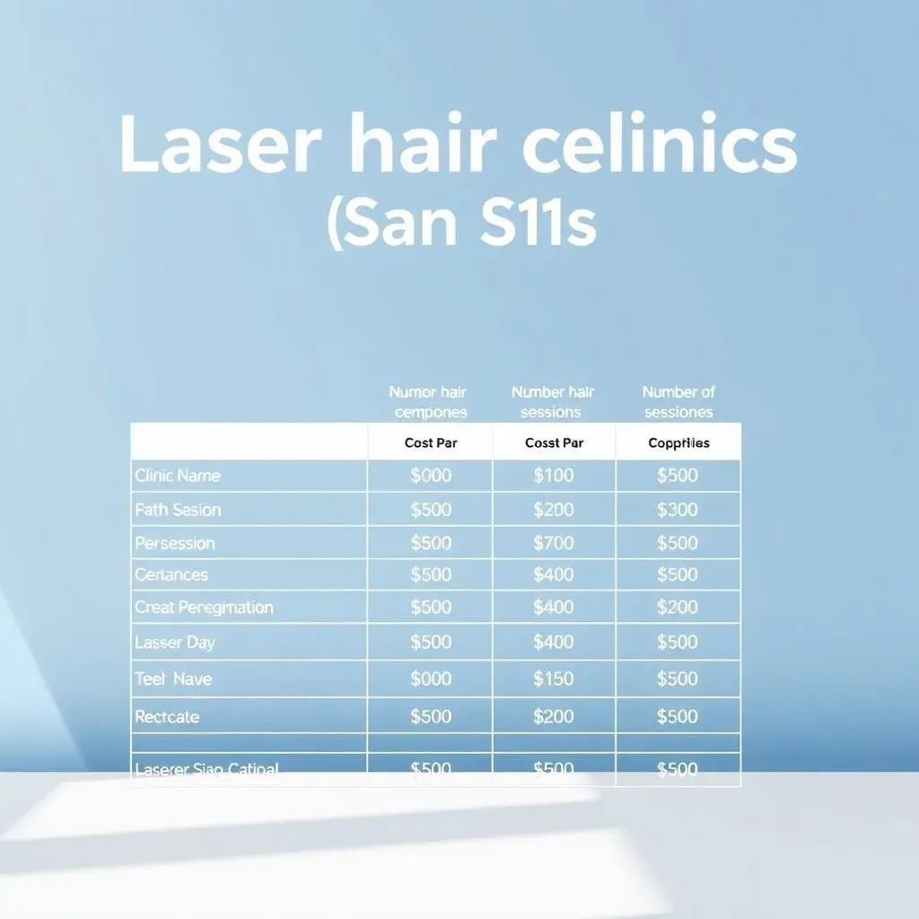 Comparing Laser Hair Removal Cost in San Jose: Clinics and Services