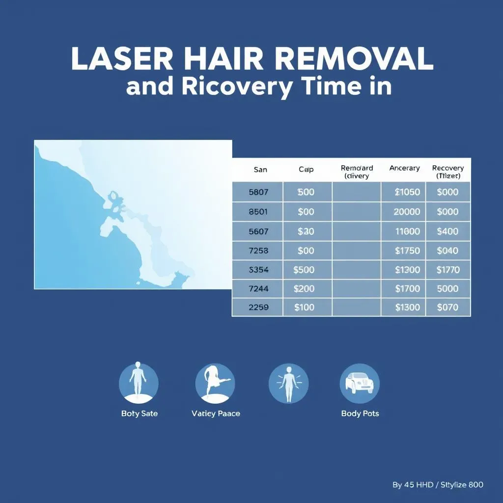 Cost and Recovery Time for Laser Hair Removal for Different Body Parts in San Diego