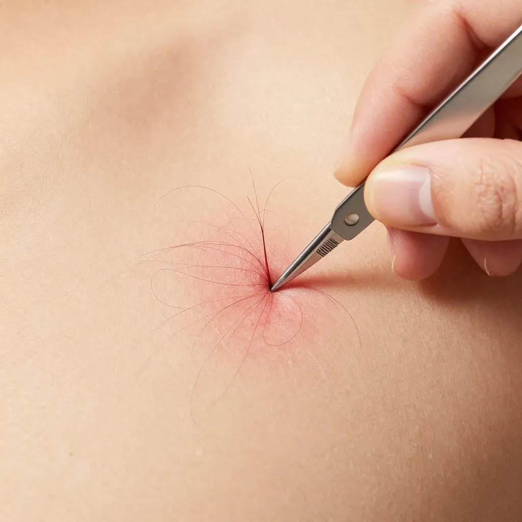 Deep Ingrown Hair Removal