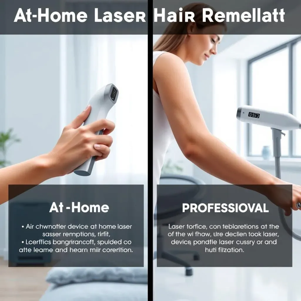 How Does At Home Laser Hair Removal Work: Comparison with Professional Laser Hair Removal
