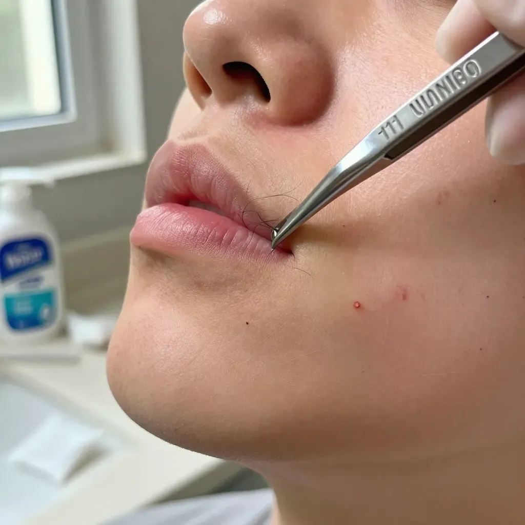 How to Remove Ingrown Hairs with Pointed Tweezers