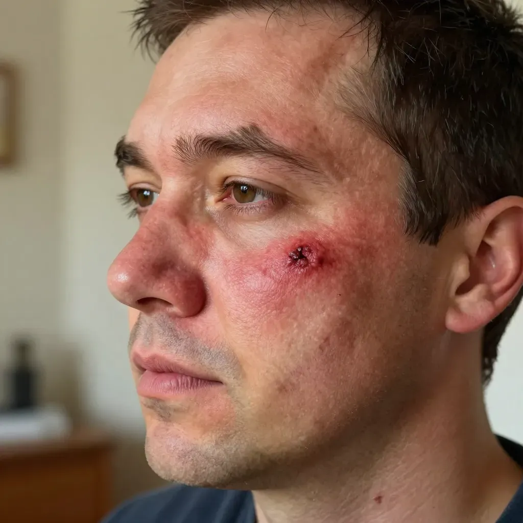 Ingrown Hair Keloid Scar Removal