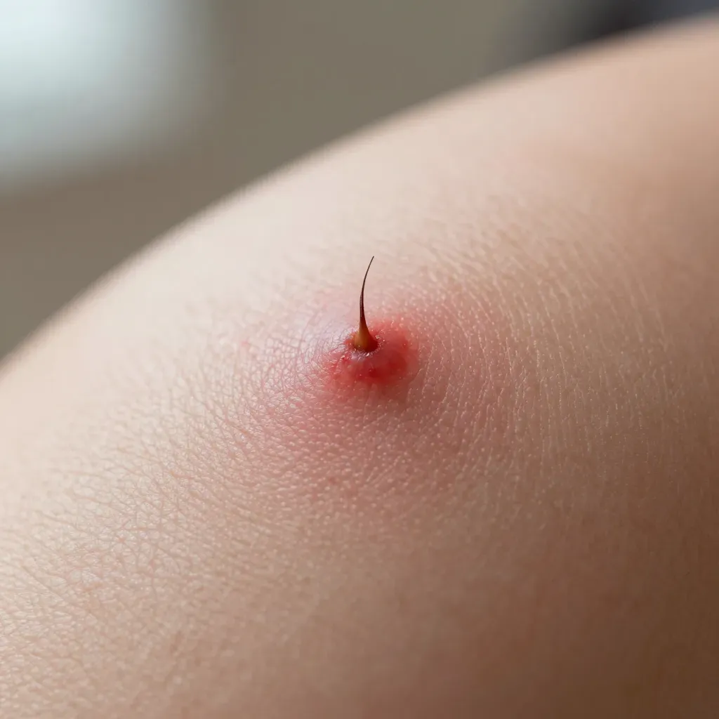 Ingrown Hair Removal Infected