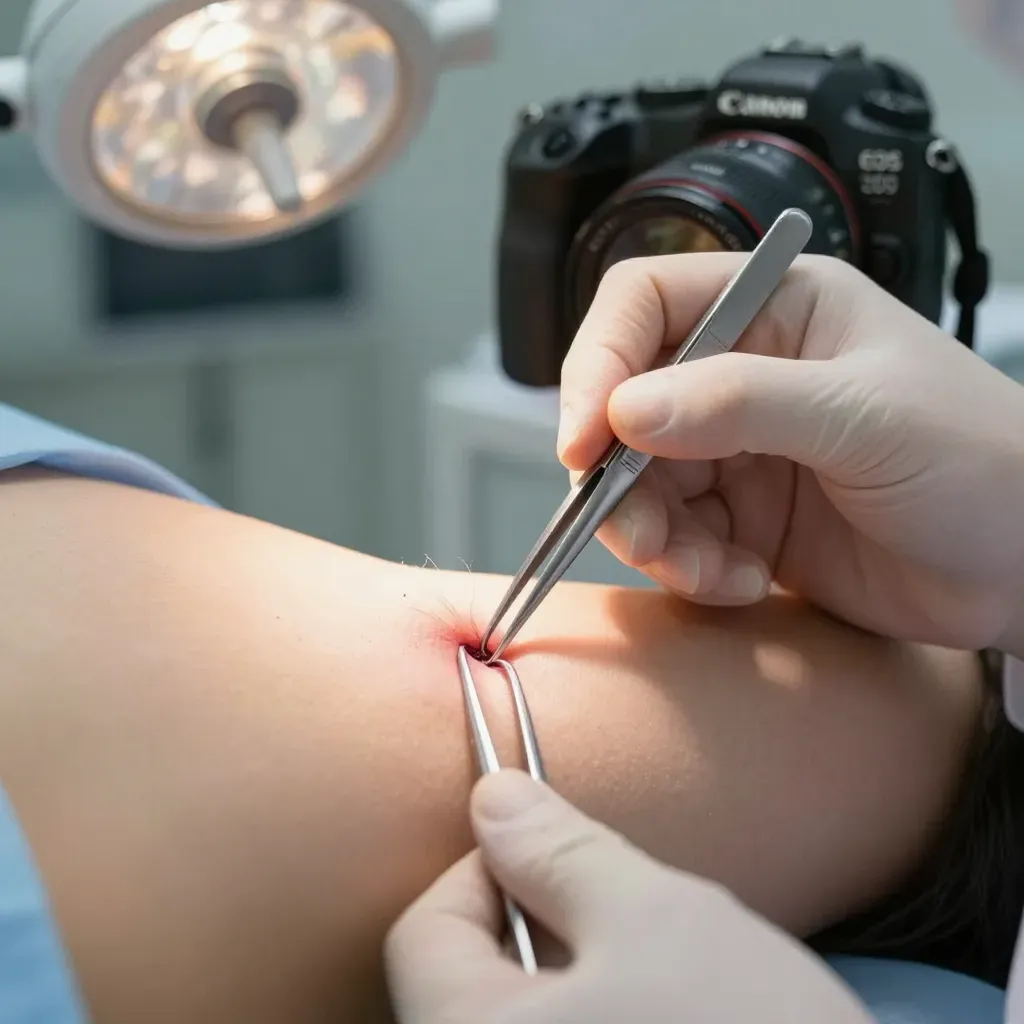 Ingrown Hair Surgical Removal