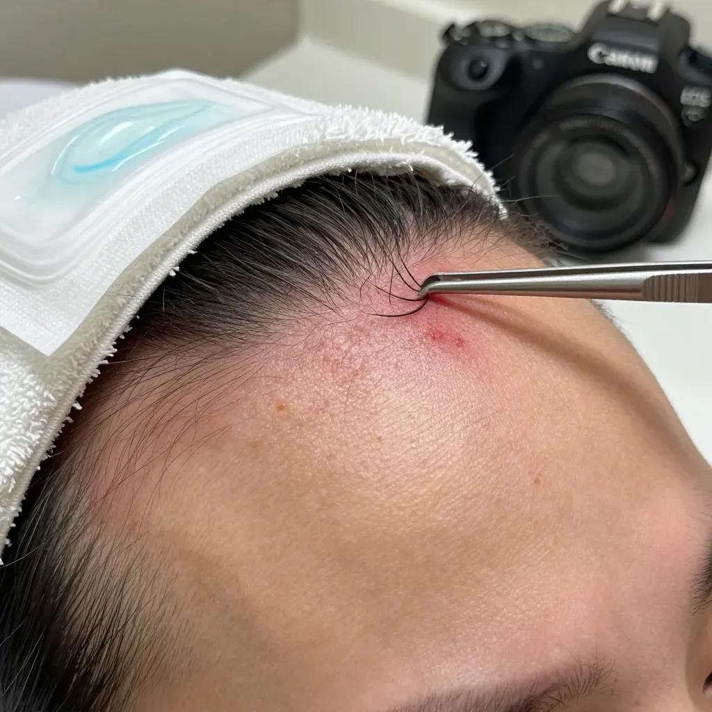 Ingrown Scalp Hair Removal