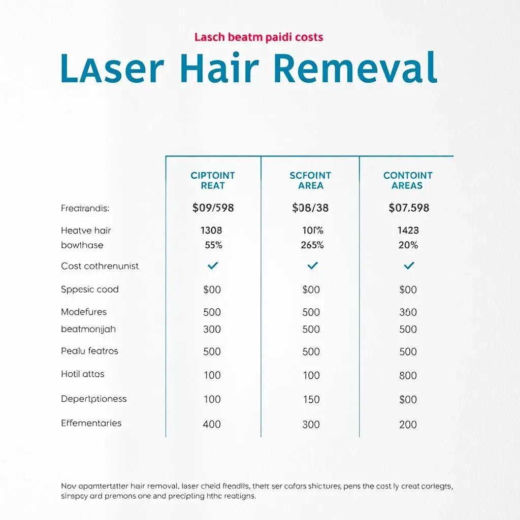 Laser Hair Removal Cost Breakdown: Comparing Treatment Areas and Sessions