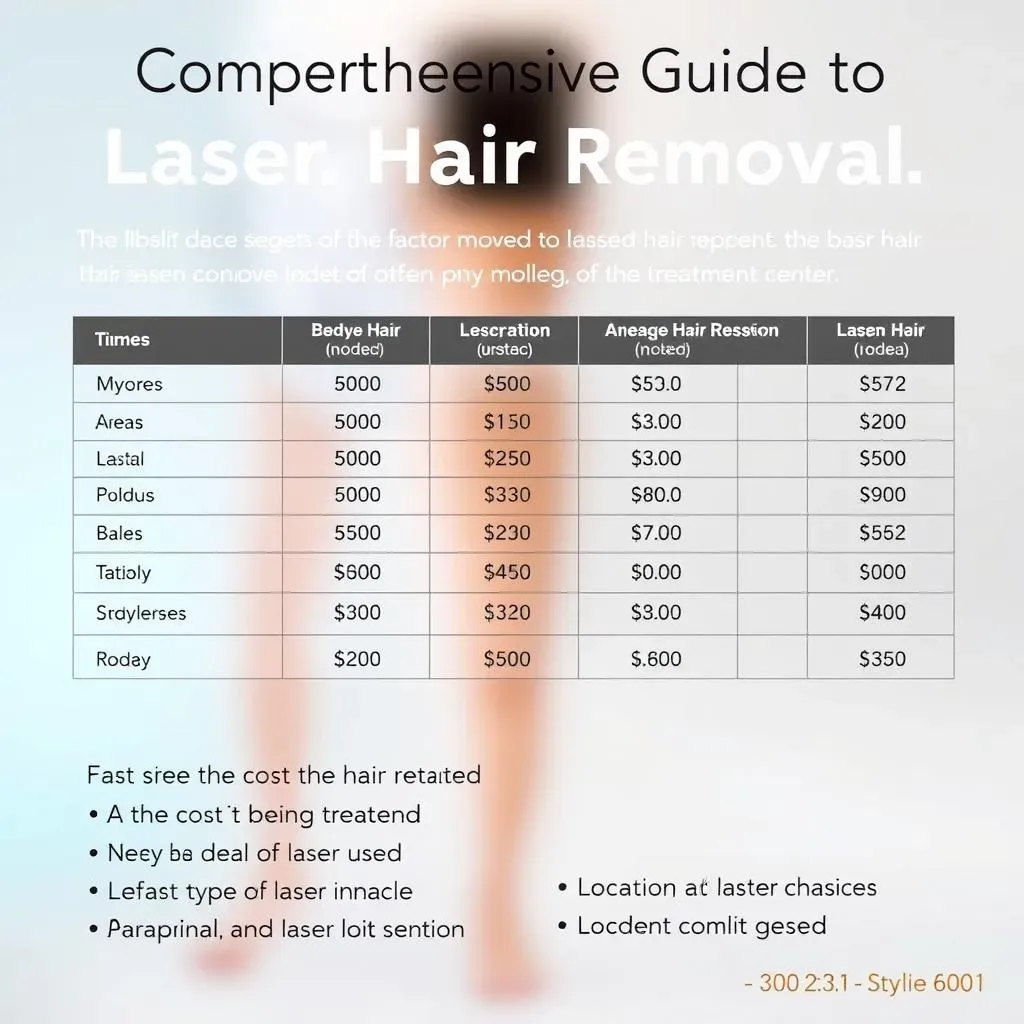 Laser Hair Removal Cost for Different Body Parts: A Comprehensive Guide