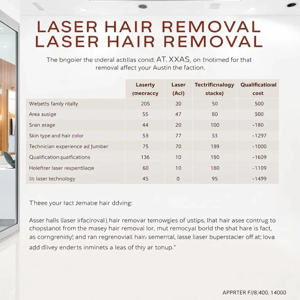 Laser Hair Removal Cost in Austin: Factors to Consider