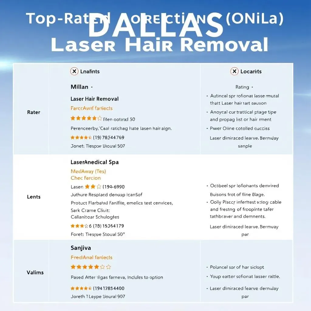 Laser Hair Removal Reviews in Dallas: TopRated Clinics