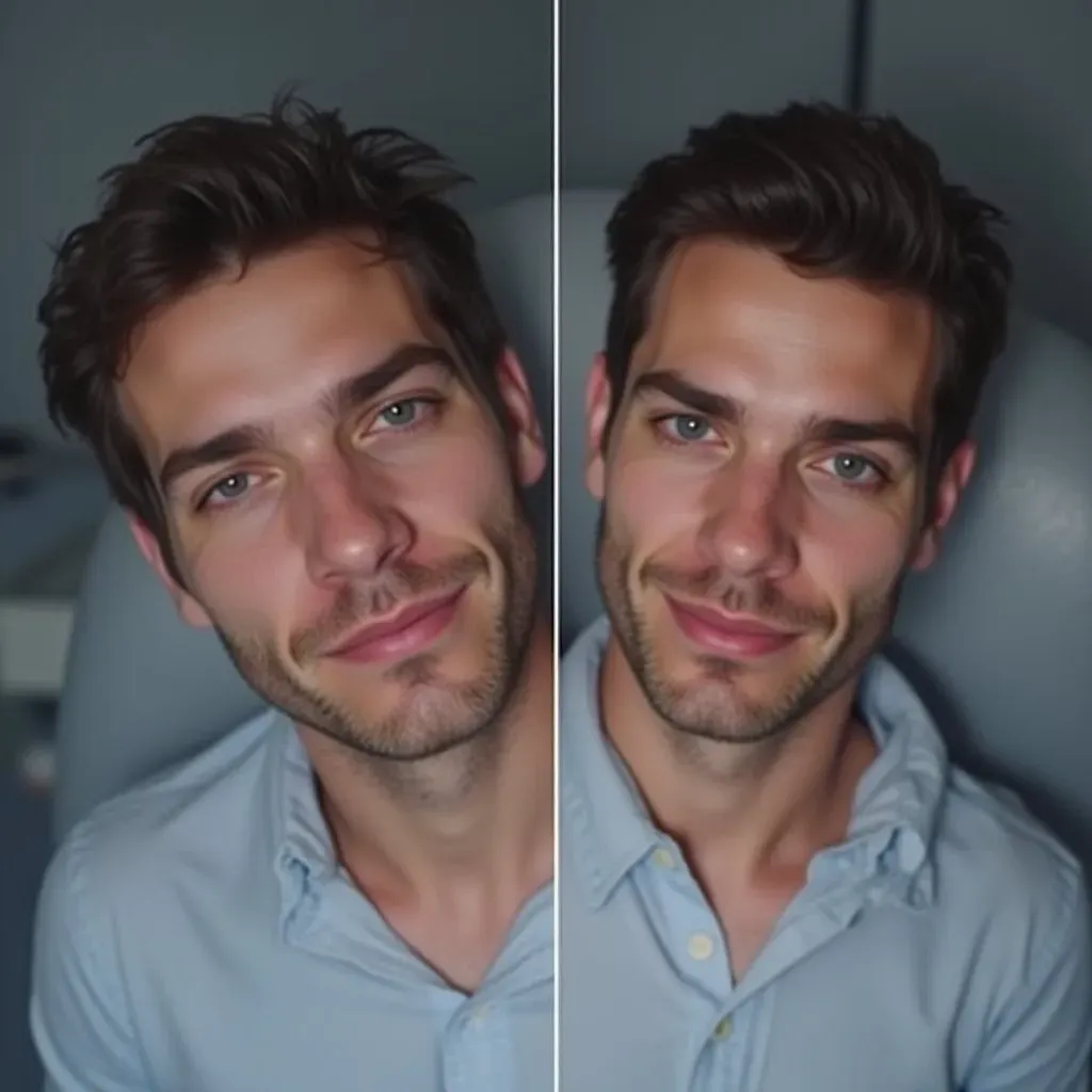 Male Brazilian Laser Hair Removal Before and After