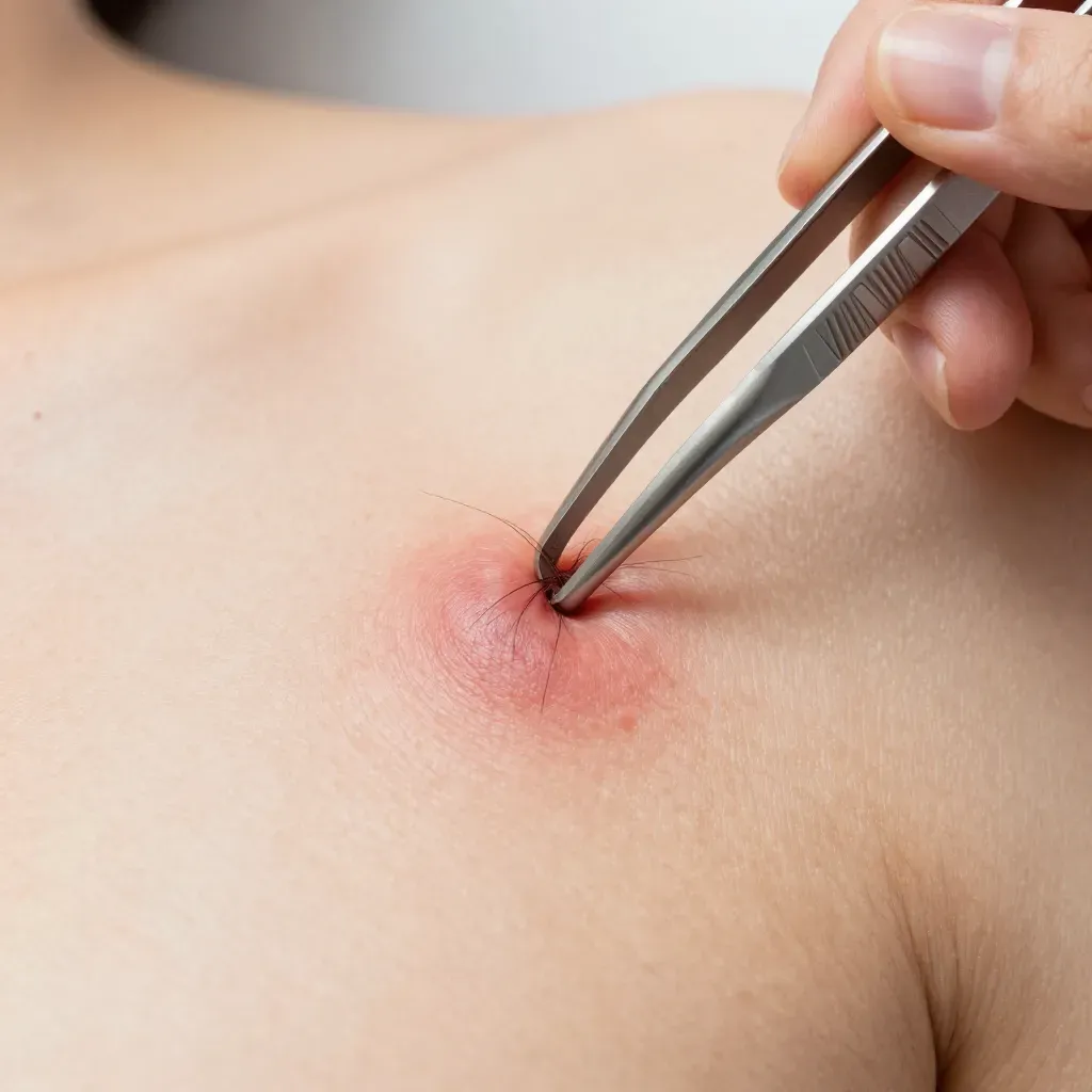 Massive Ingrown Hair Removal