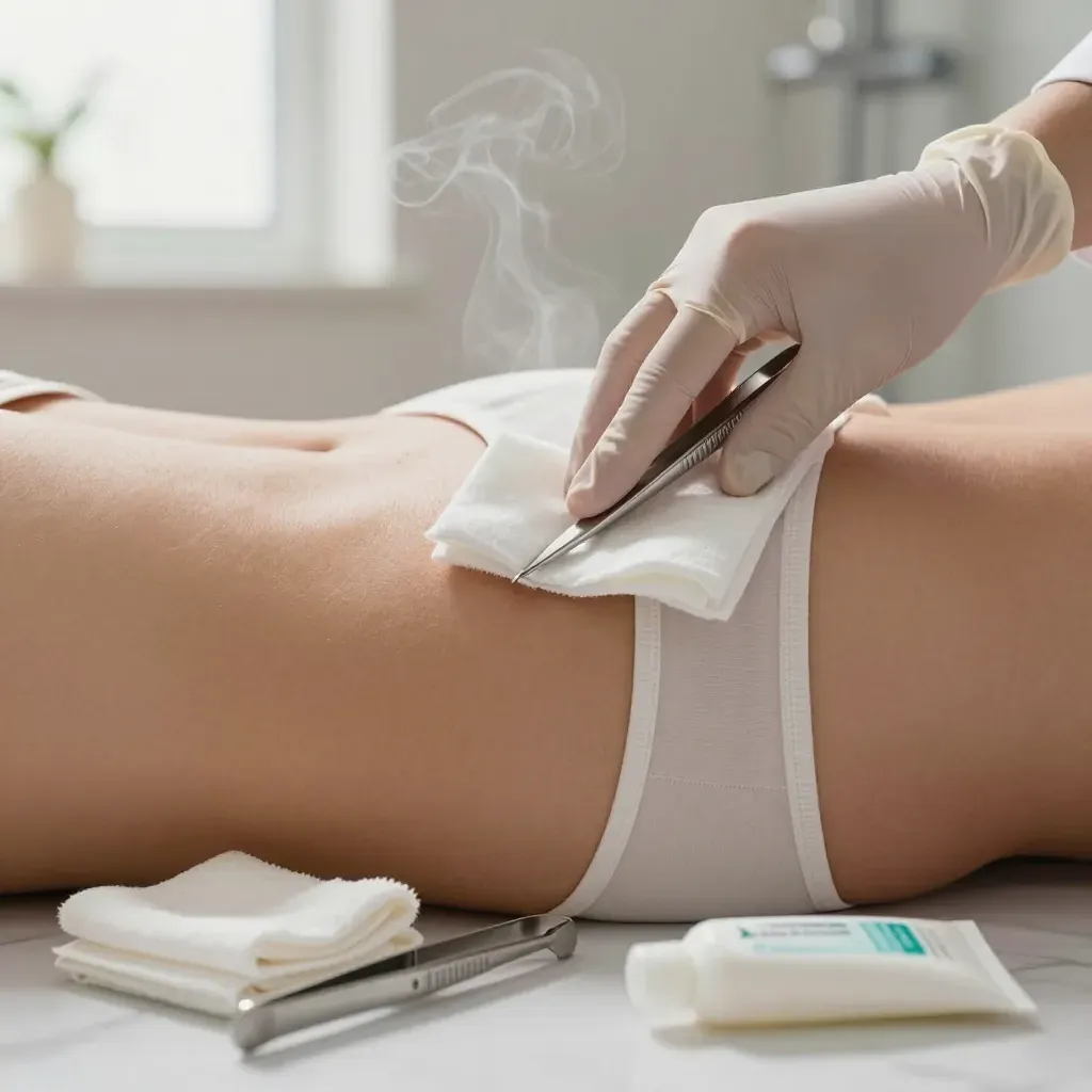 Pubic Ingrown Hair Cyst Removal at Home