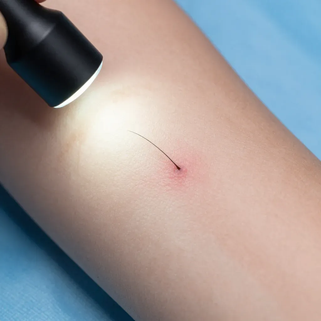 Very Deep Ingrown Hair Removal
